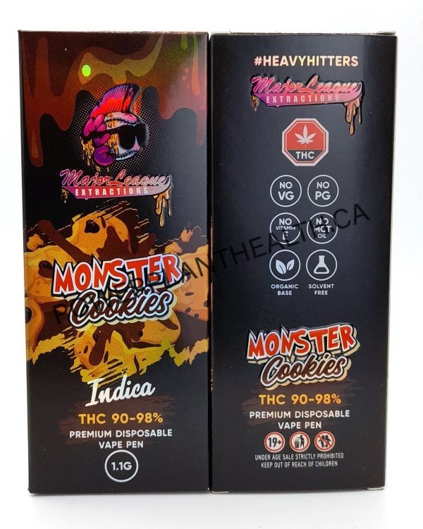 Majore League Extractions Vape Monster Cookies Indica - Power Plant Health