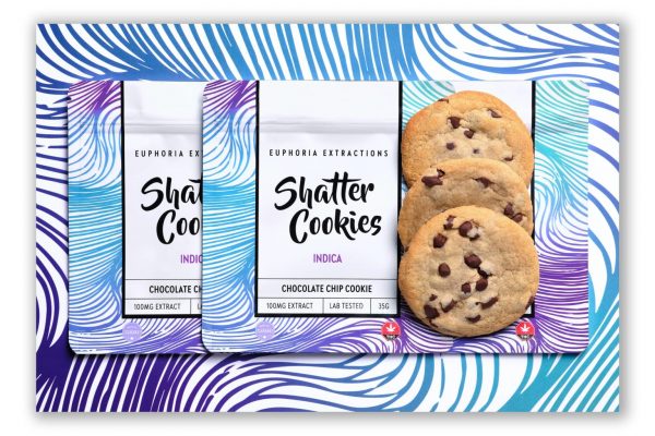Euphoria Extractions Shatter Cookies Indica - Power Plant Health