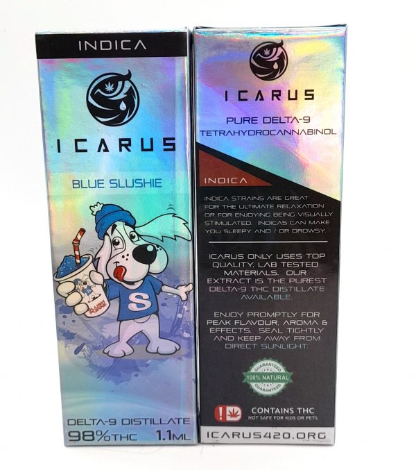 Icarus 1.1ml Vape Pens Blue Slushie - Power Plant Health