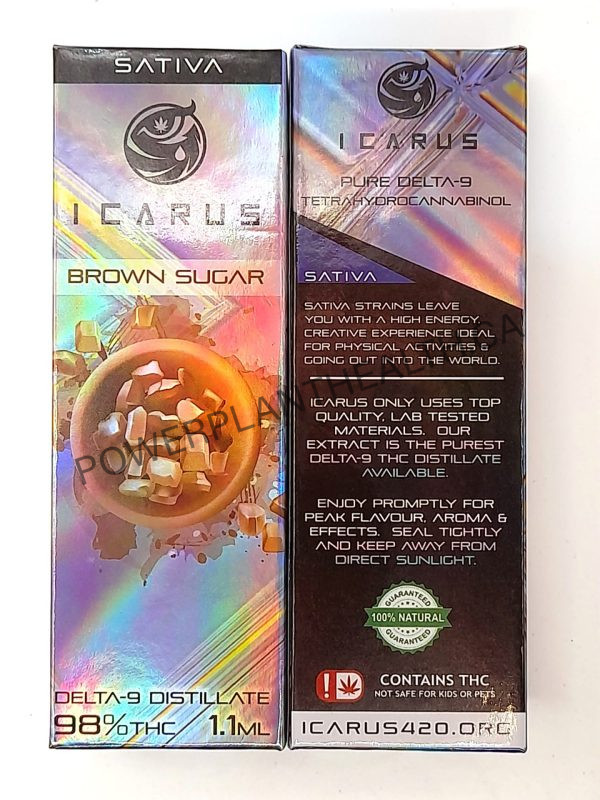 Icarus420 Vape Brown Sugar Sativa - Power Plant Health