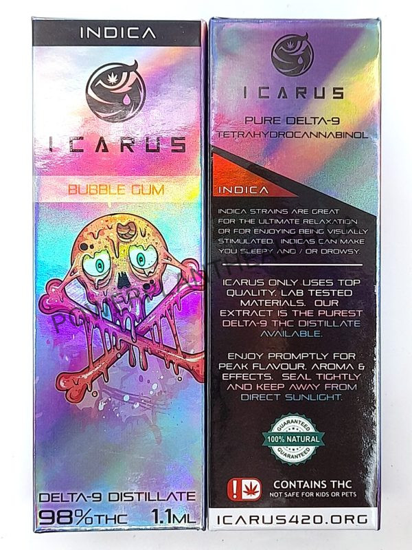 Icarus420 Vape Bubble Gum Indica - Power Plant Health