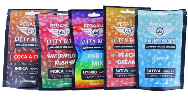 PEGASUS 420 Litty Bites 600MG THC Gummy