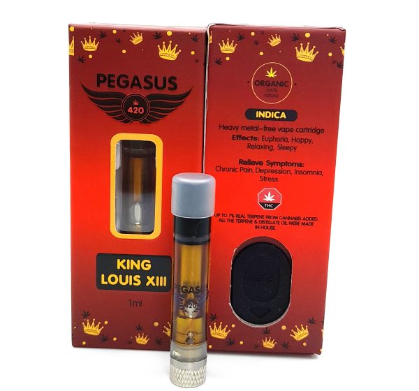 Pegasus 420 1.1ml THC Vape Refill Cartridge King Louis XIII - Power Plant Health