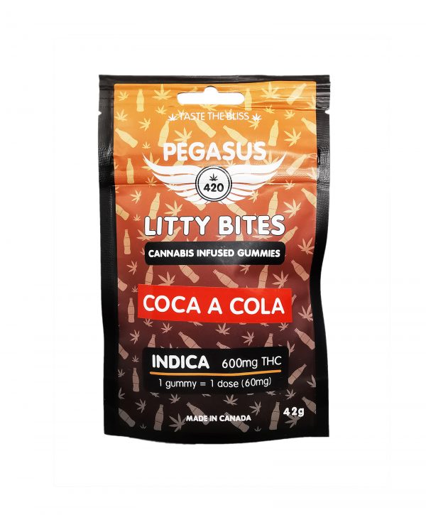 Pegasus 420 Litty Bites Gummy Coca A Cola 600mg - Power Plant Health