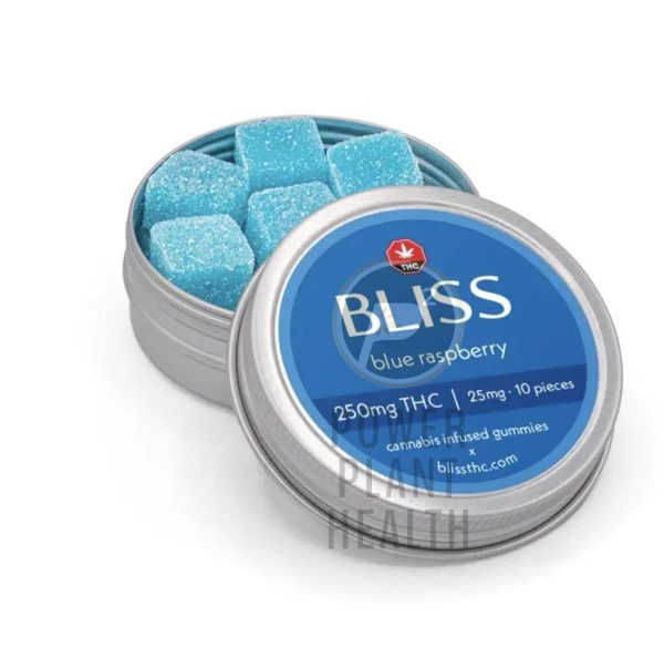 Bliss Gummy Blue Raspberry 250mg 2 1 - Power Plant Health
