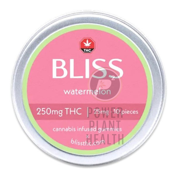 Bliss Gummy Watermelon 250mg 1 - Power Plant Health