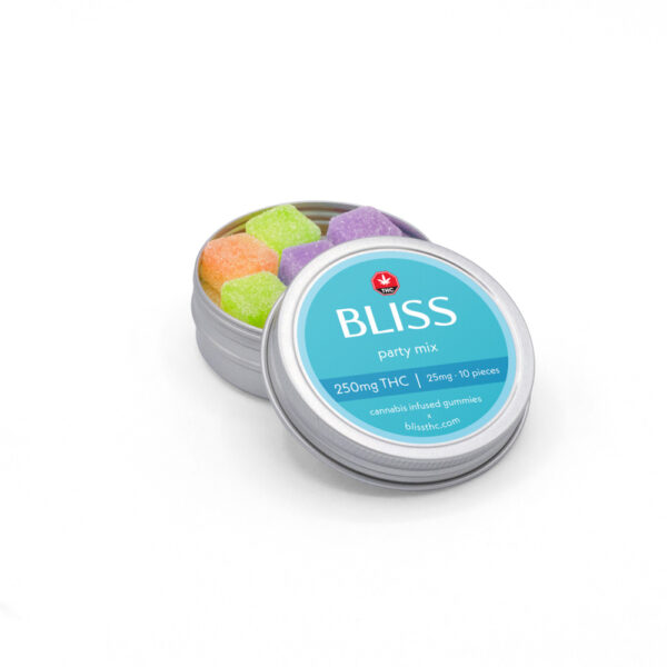 Bliss THC Infused Gummies Party Mix 250mg - Power Plant Health