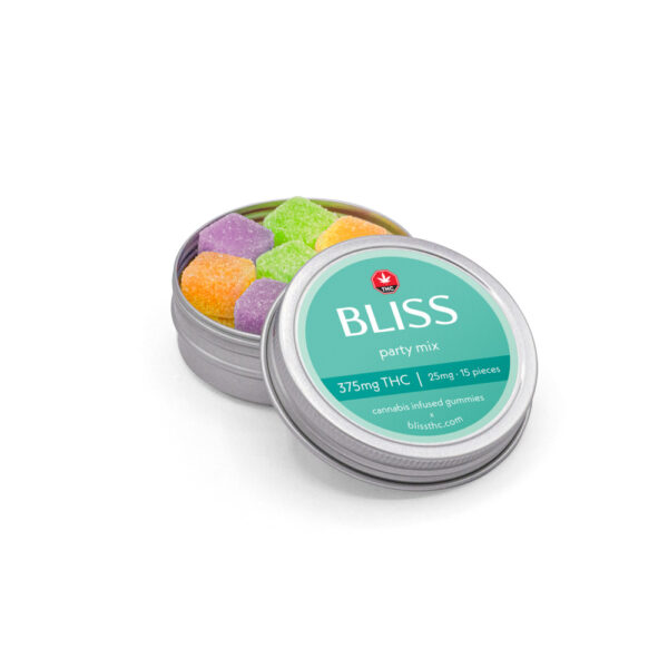 Bliss THC Infused Gummies Party Mix 375mg - Power Plant Health