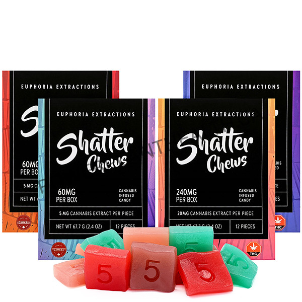 Euphoria Extractions Shatter Chews 60mg to 240mg