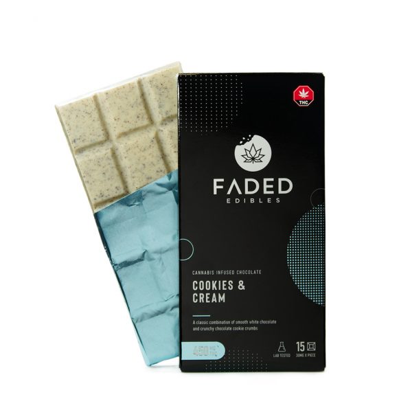 FADED Edibles Cookies Cream 450mg - Power Plant Health