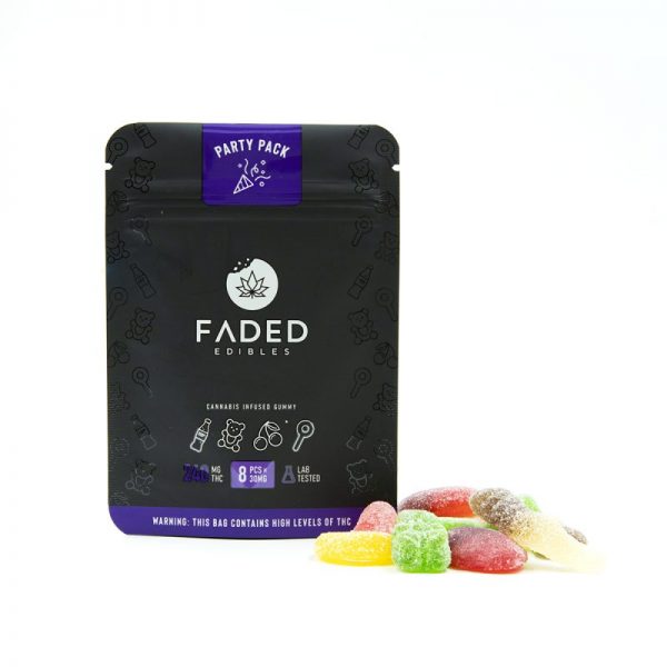 FADED Edibles Party Pack 240mg - Power Plant Health