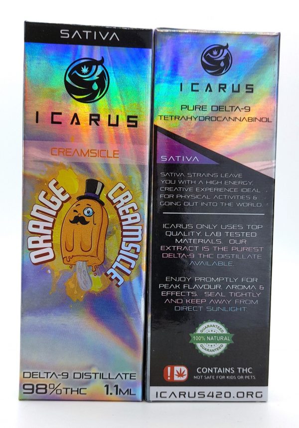 Icarus 1.1ml Vape Pens Orange Creamsicle scaled - Power Plant Health