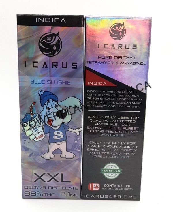 Icarus 2.1ml Vape Pens Blue Slushie - Power Plant Health