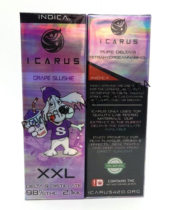 Icarus 2.1ml Vape Pens Grape Slushie - Power Plant Health