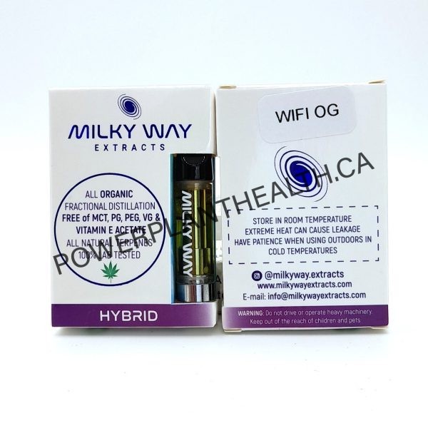 Milky Way Extracts 1g Distillate Cartridges Hybrid Wifi OG 1 - Power Plant Health