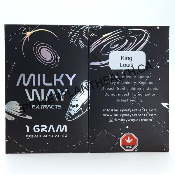 Milky Way Extracts 1g Premium Shatter King Louis 1 - Power Plant Health