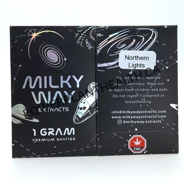 Milky Way Extracts 1g Premium Shatter Northern Lights 1 - Power Plant Health