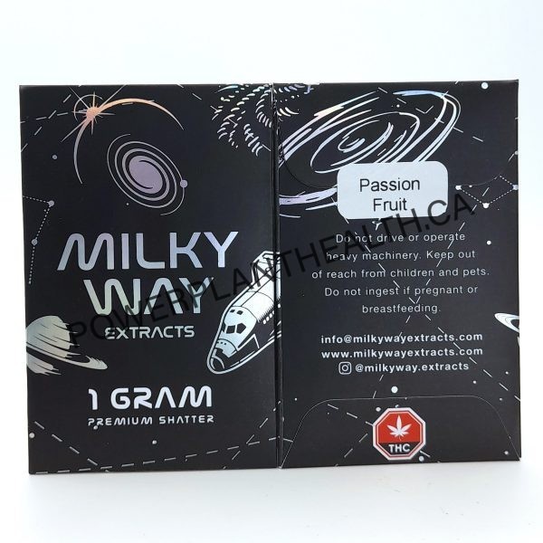 Milky Way Extracts 1g Premium Shatter Passion Fruit 1 - Power Plant Health