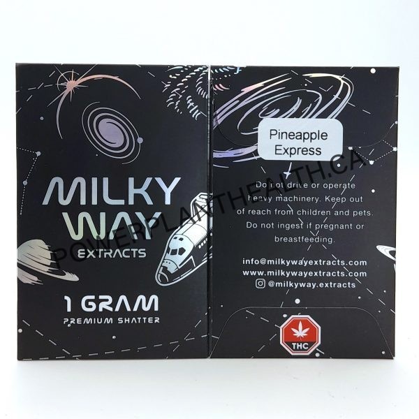 Milky Way Extracts 1g Premium Shatter Pineapple Express 1 - Power Plant Health