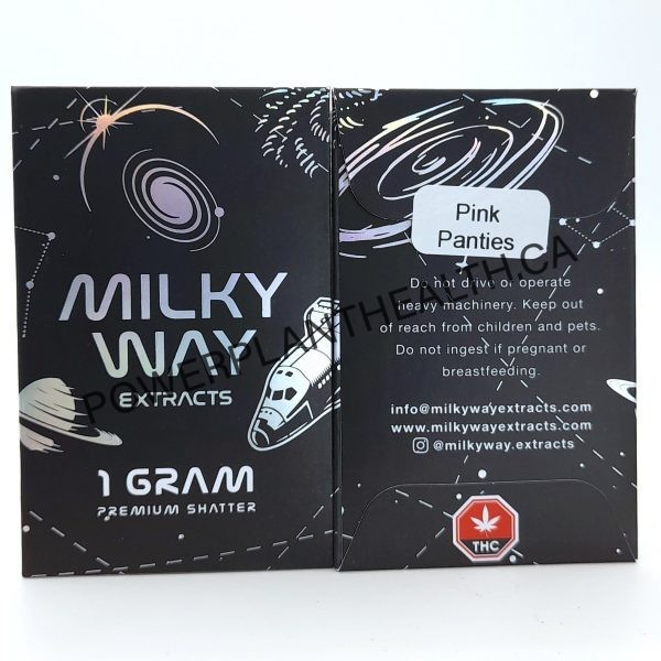 Milky Way Extracts 1g Premium Shatter Pink Panties 1 - Power Plant Health