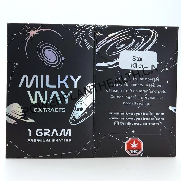 Milky Way Extracts 1g Premium Shatter Star Killer 1 - Power Plant Health