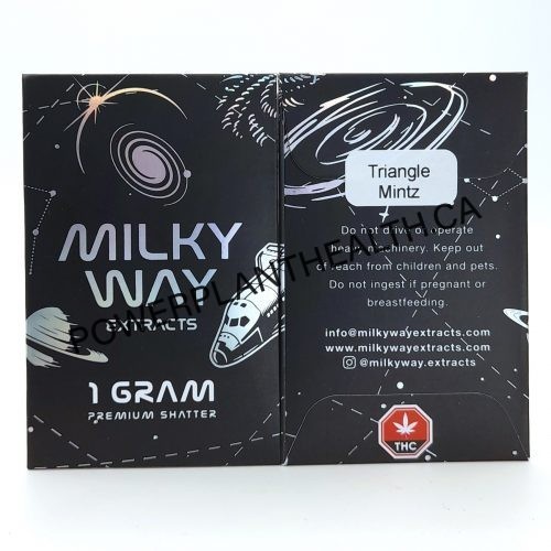 Milky Way Extracts 1g Premium Shatter Triangle Mintz 1 - Power Plant Health