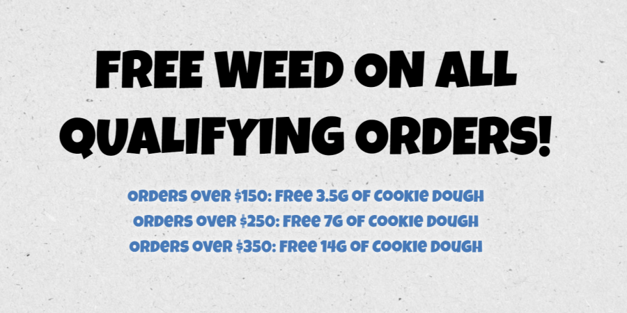 Free Weed on All Purchase Banner - Power Plant Health