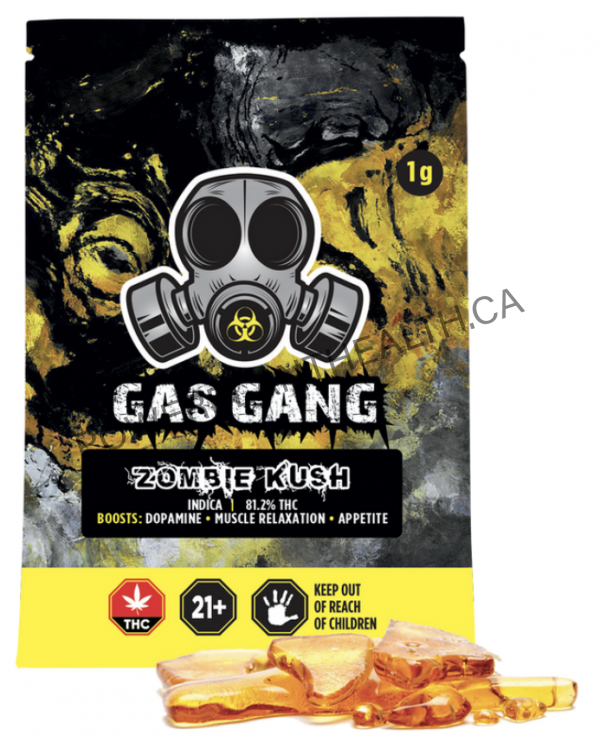 Gas Gang Shatter Zombie Kush Indica - Power Plant Health