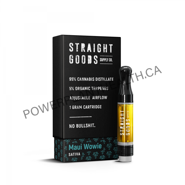 Lighthouse Distributions Straight Goods Carts Maui Wowie Sativa - Power Plant Health