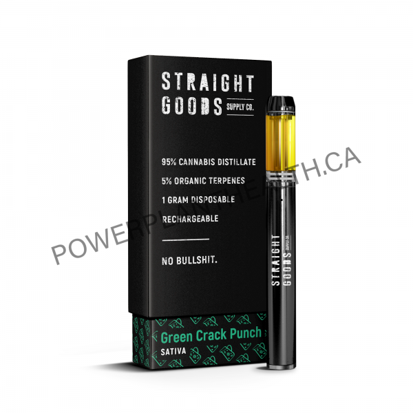 Lighthouse Distributions Straight Goods Vape Pen Green Crack Punch Sativa - Power Plant Health