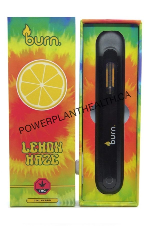 Burn 2ml Disposable Vape Lemon Haze Sativa - Power Plant Health