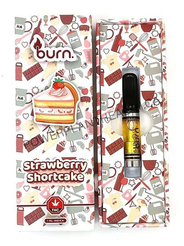Burn. 1g Cartridge Strawberry Shortcake Indica - Power Plant Health