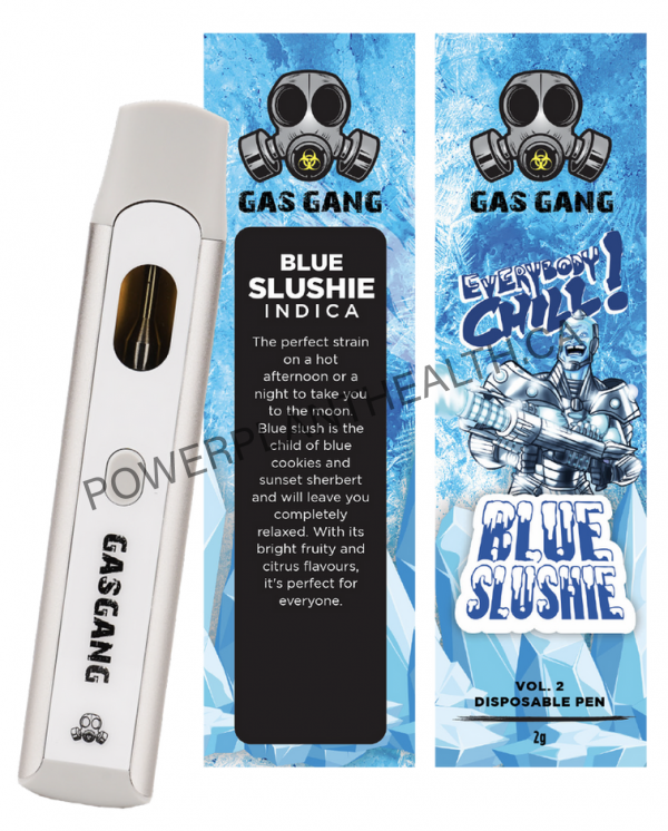 Gas Gang 2g Disposable Pen Blue Slushie Indica - Power Plant Health