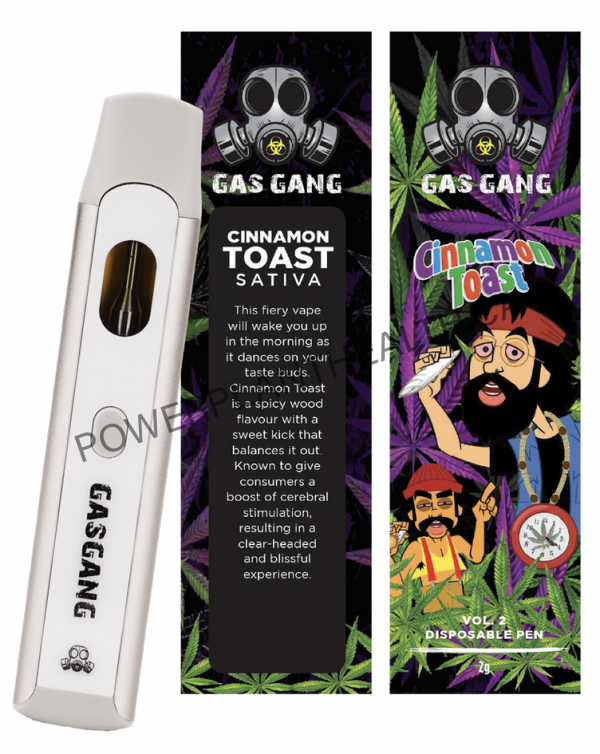 Gas Gang 2g Disposable Pen Cinnamon Toast Sativa - Power Plant Health