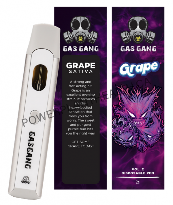Gas Gang 2g Disposable Pen Grape Sativa - Power Plant Health