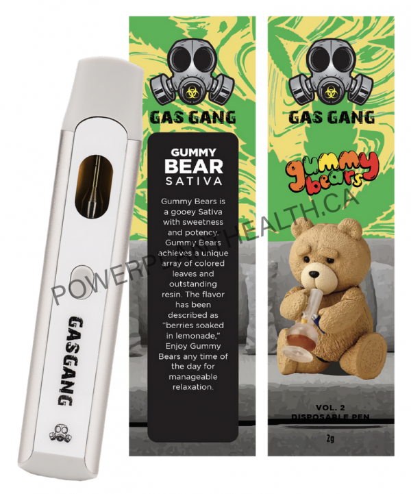 Gas Gang 2g Disposable Pen Gummy Bear Sativa - Power Plant Health