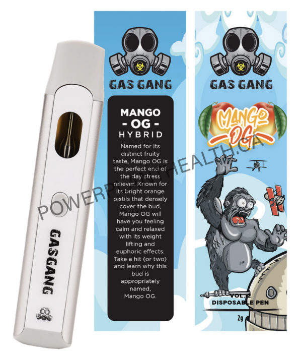 Gas Gang 2g Disposable Pen Mango OG Hybrid - Power Plant Health