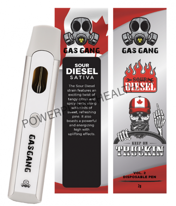 Gas Gang 2g Disposable Pen Sour Diesel Sativa - Power Plant Health