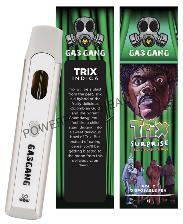Gas Gang 2g Disposable Pen Trix Indica - Power Plant Health
