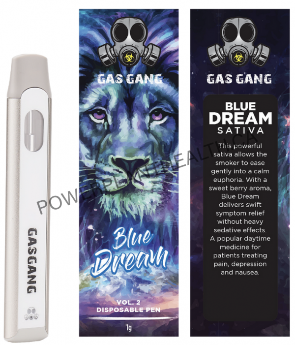 Gas Gang Disposable Pen Blue Dream Sativa - Power Plant Health