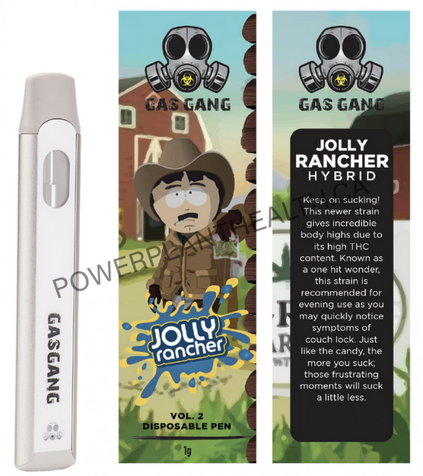 Gas Gang Disposable Pen Jolly Rancher Hybrid - Power Plant Health