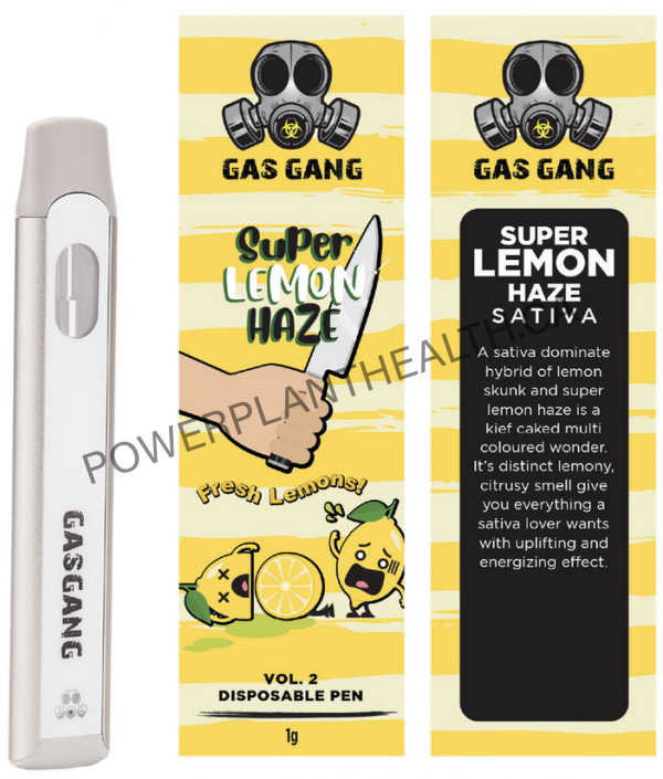 Gas Gang Disposable Pen Super Lemon Haze Sativa - Power Plant Health