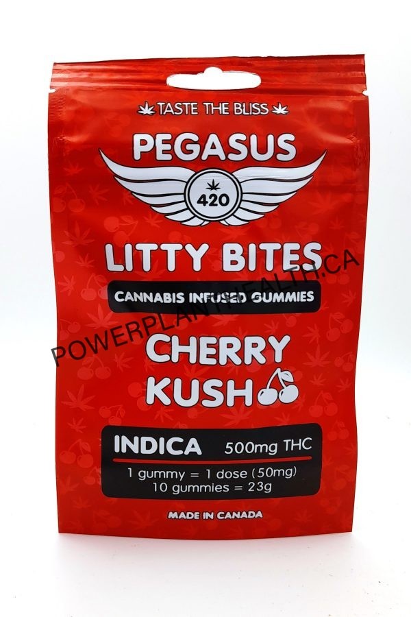 Pegasus 420 Litty Bites Cherry Kush Indica scaled - Power Plant Health