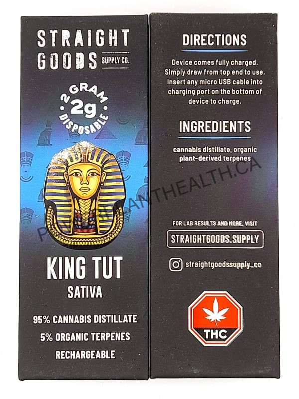 Straight Goods 2g Vape King Tut Sativa - Power Plant Health