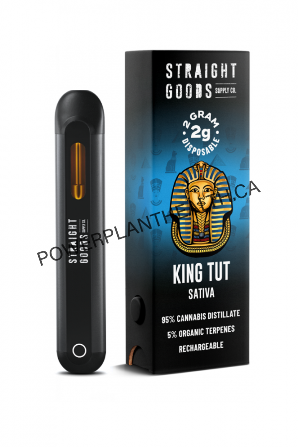 Straight Goods 2g Vape Pen King Tut Sativa - Power Plant Health