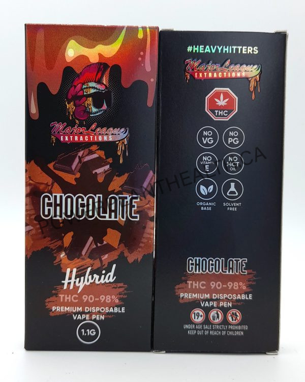 Major League Extractions Vape Chocolate Hybrid - Power Plant Health