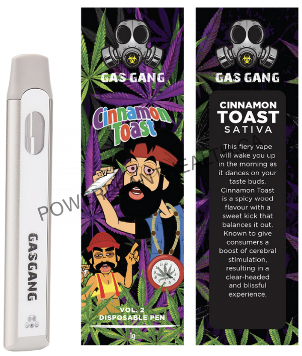 Gas Gang Disposable Cinnamon Toast Sativa - Power Plant Health