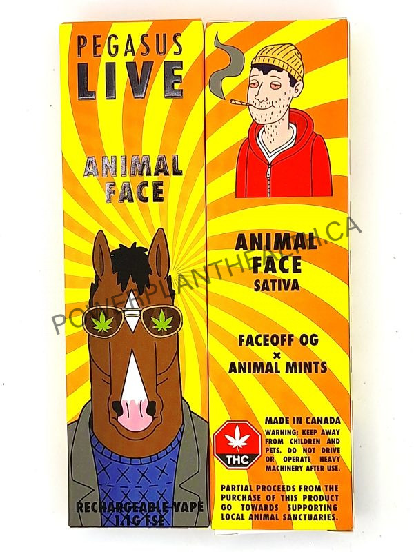 Pegasus LIVE Resin Vape Animal Face Sativa - Power Plant Health
