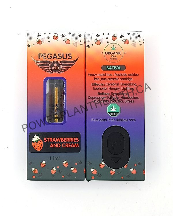 Pegasus420 Cartridge Strawberries and Cream Sativa - Power Plant Health