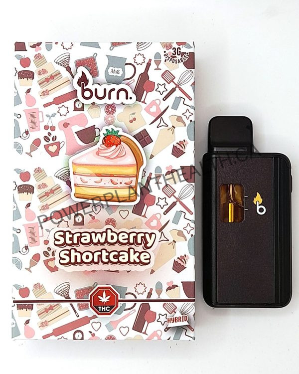 Burn. 3g Vape Strawberry Shortcake Indica - Power Plant Health